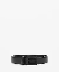 Mango Men's Buckle Leather Belt