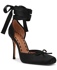 Steve Madden Women's Larina Lace-Up High-Heel Ballet Pumps