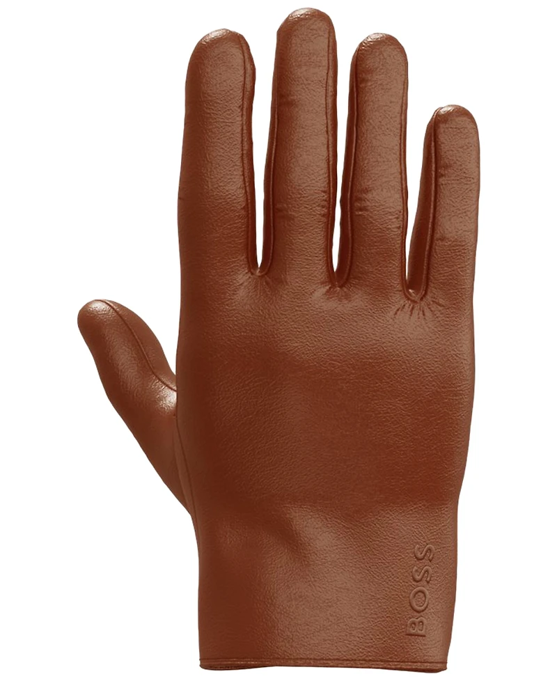 Hugo Boss Men's Logo Detail Gloves