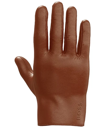 Hugo Boss Men's Logo Detail Gloves