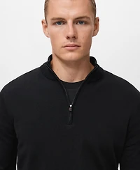 Mango Men's Perkins Neck Wool Sweater
