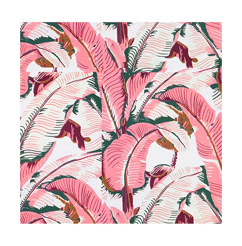 Sant and Abel Kids Martinique Pink Banana Leaf Pj Set