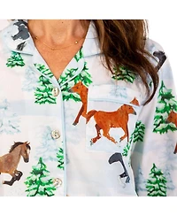 Sant and Abel Women's Skydog Wild & Free Long Pj Set