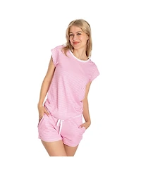 Sant and Abel Women's Peony Jersey Short Pj Set