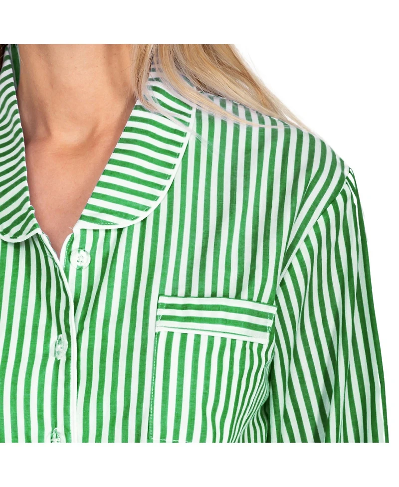 Sant and Abel Women's Braddock Green Long Pj Set
