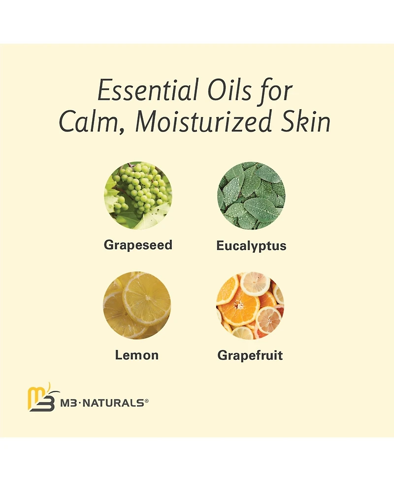 M3 Naturals Anti-Cellulite Massage Oil, Grapefruit & Lemon | 8oz