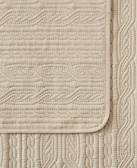 Seventh Studio Cable Knit 3-Pc. Quilt Set