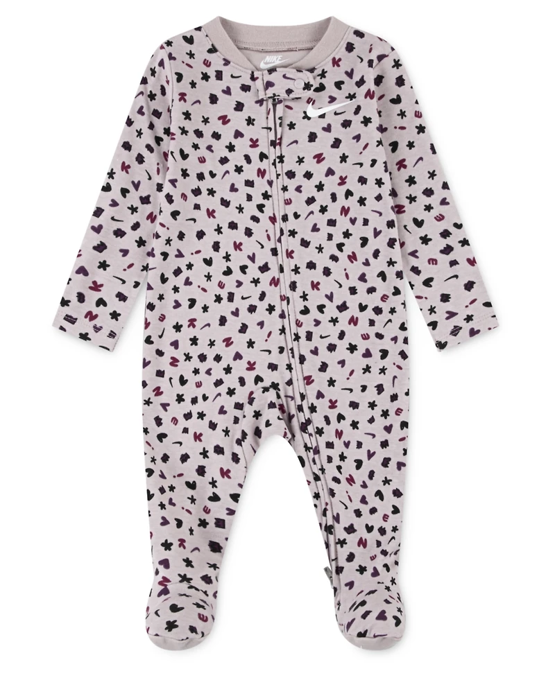 Nike Baby Girls Printed Crewneck Coverall