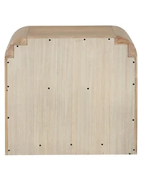 Furniture of America Elowyn 27" Solid Wood 1-Drawer Nightstand with Shelf