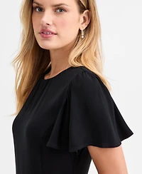 On 34th Women's Flutter-Sleeve Midi Dress, Macy's Exclusive