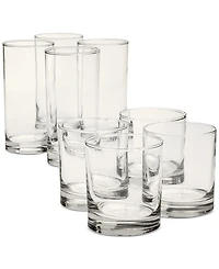 Arch Studio Double Old-Fashioned and Highball Glasses, Set of 8, Macy's Exclusive