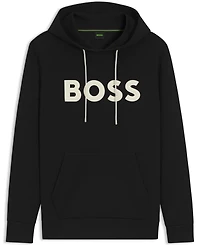Boss by Hugo Men's Cotton-Blend Logo Hoodie