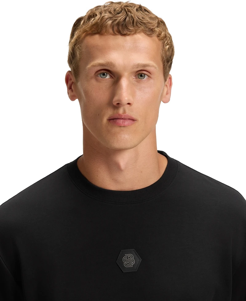 Boss by Hugo Men's Double B Monogram Cotton-Jersey T-Shirt