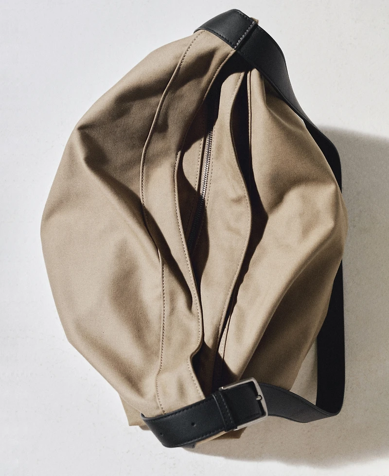 Mango Men's Adjustable Handle Shopper Bag