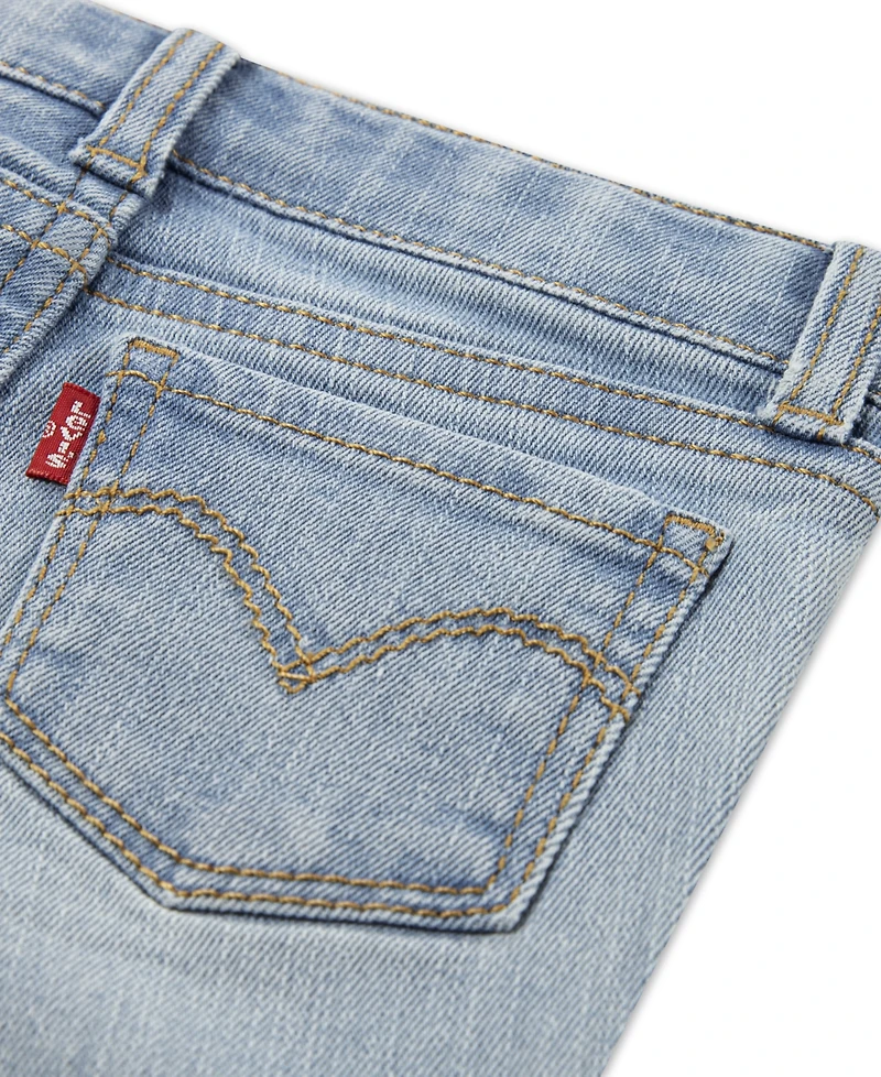 Levi's Baby Girls 2-Piece Western Top and Star Jeans Set
