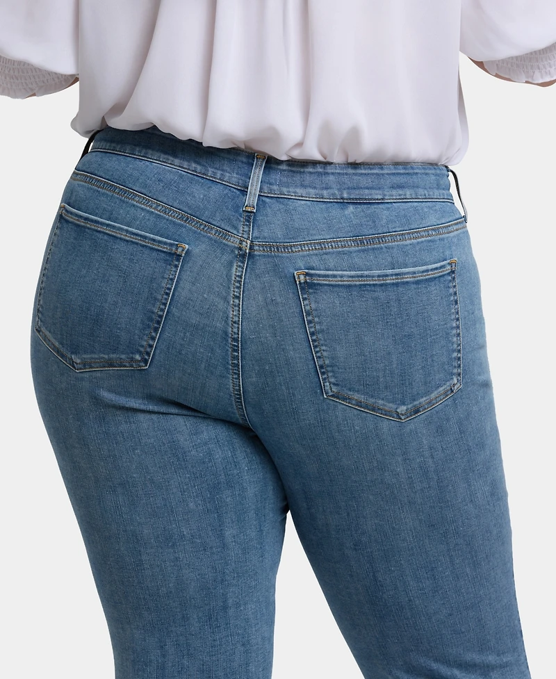 Nydj Plus Marilyn Straight Ankle Jeans