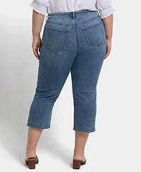 Nydj Plus Joni Relaxed Capri Jeans