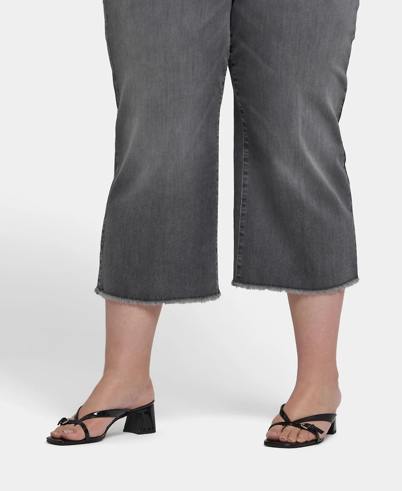 Nydj Plus Brigitte Wide Leg Capri Jeans