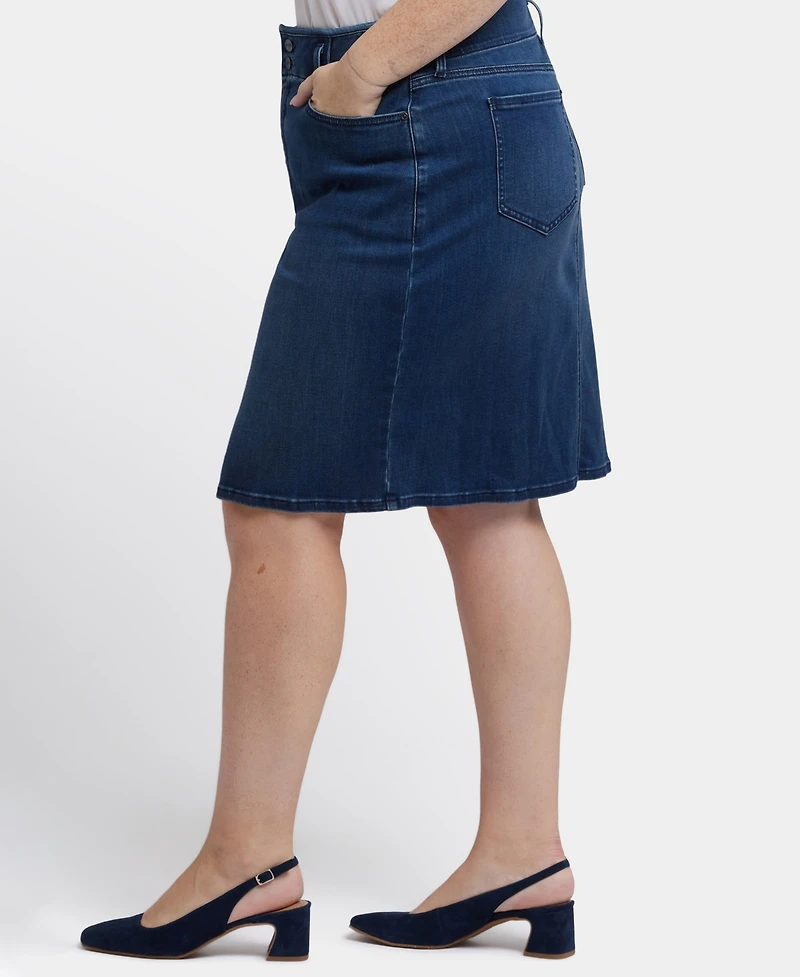 Nydj Plus Size High Waist Skirt