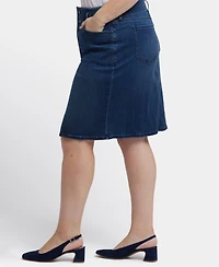Nydj Plus Size High Waist Skirt