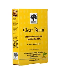 New Nordic Clear Brain Tablets | Supports Normal Cognitive Health and Memory | with Green Tea