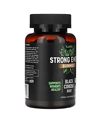 YumVs Strong Earth Gummies Black Cohosh Root Peach