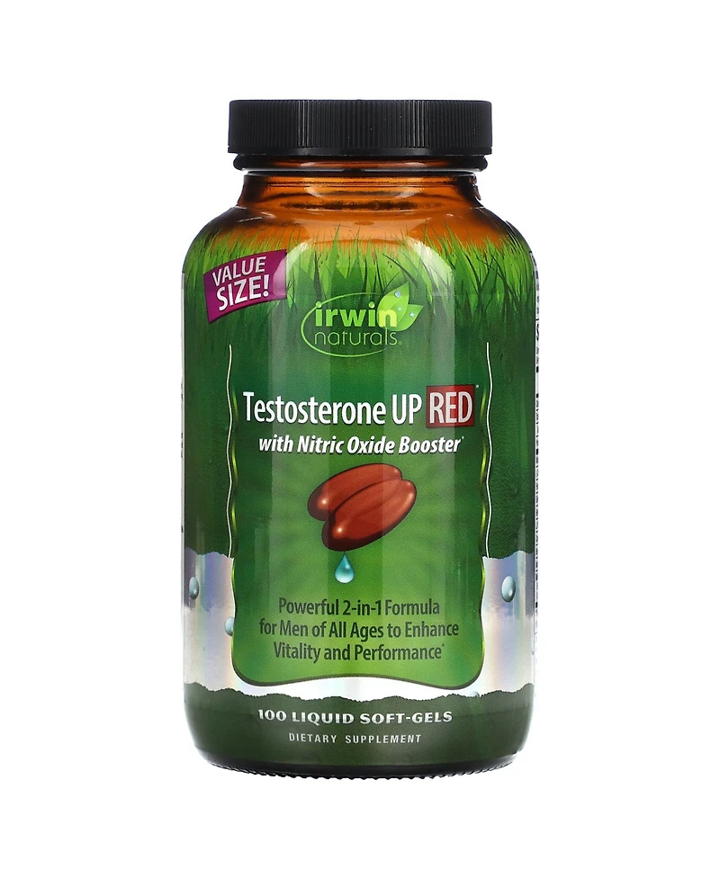 Irwin Naturals Testosterone Up Red with Nitric Oxide Booster