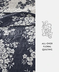 ienjoy Home Distressed Bouquet Reversible 3-Pc. Quilt Set, Full/Queen