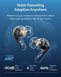 Baseus Wireless Earbuds Noise Cancelling Headphones Bluetooth In-Ear Earphones