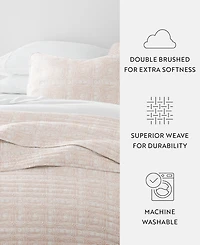 ienjoy Home Geometric Maze Reversible 3-Pc. Quilt Set, King/California King
