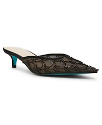 Betsey Johnson Women's Ellis Beaded Scalloped Mule Pumps