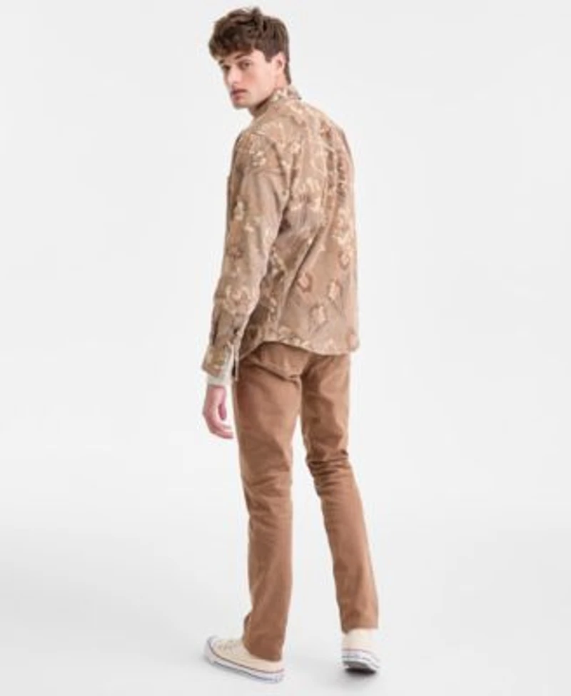 Sun Stone Mens Woods Shirt Long Sleeve T Shirt Slim Fit Jeans Macys Exclusive
