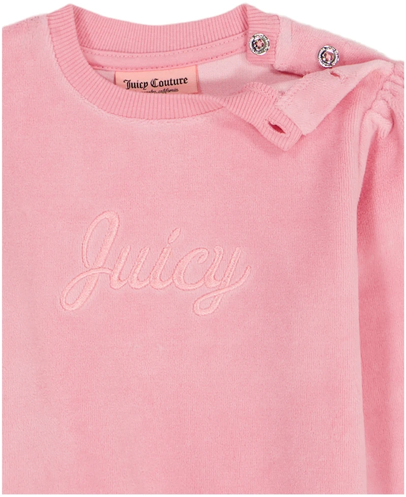 Juicy Baby Girls 2-Piece Top and Pants Set