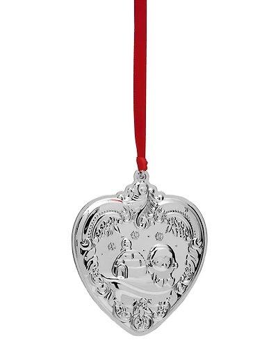 Wallace 2025 Sterling Silver Grande Baroque Heart Ornament, 34th Edition