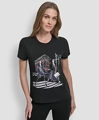 Dkny Women's Short Sleeve T-Shirt