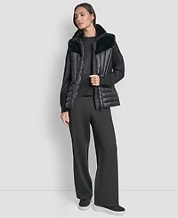 Dkny Women's Sleeveless Puffer Vest Jacket