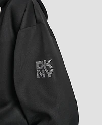 Dkny Women's Long-Sleeve Scuba Zip-Up Jacket