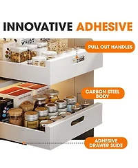 Cheer Collection Cabinet Drawer Slide Out