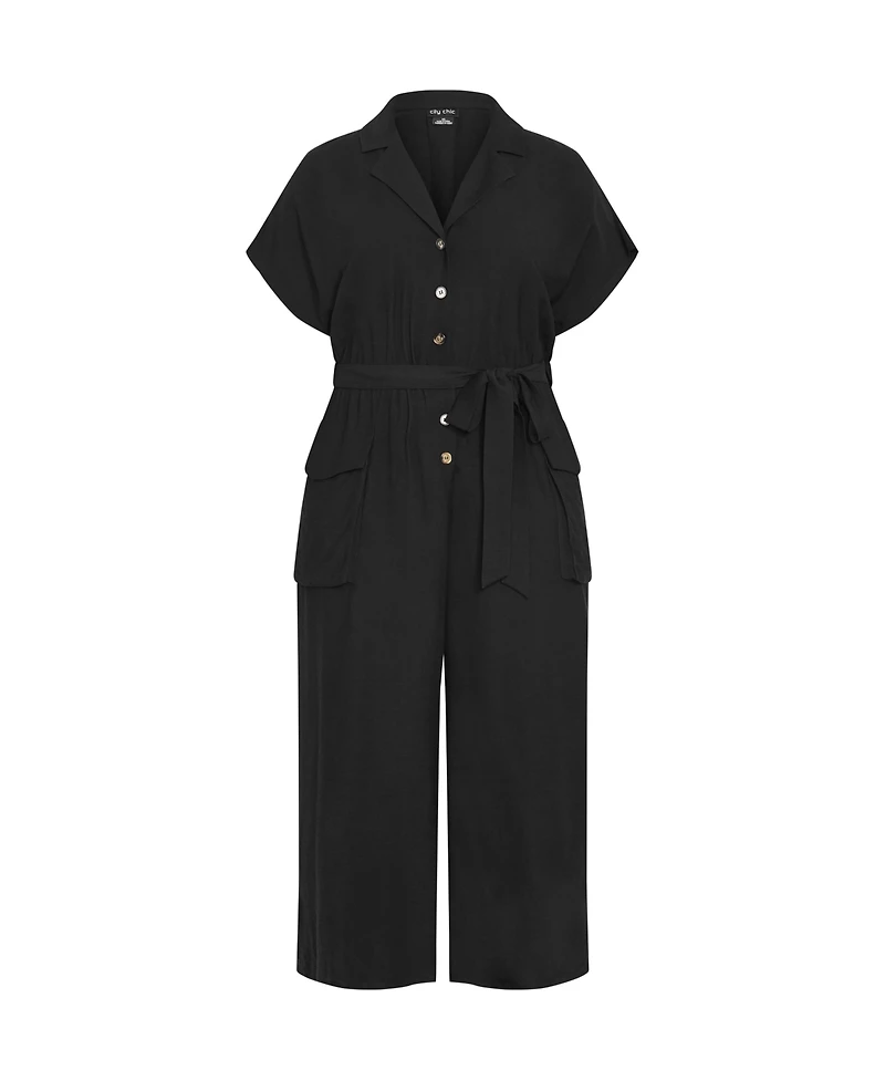 City Chic Women's Plus Emilie Jumpsuit