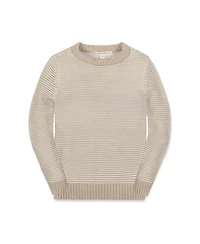 Hope & Henry Little and Big Boys' Organic Long Sleeve Crewneck Pullover Sweater