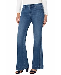 Liverpool Los Angeles Women's Hannah Flare Self Trim Jeans