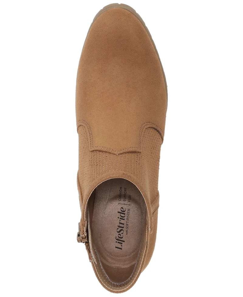 LifeStride Women's Matilda Zipper Short Booties