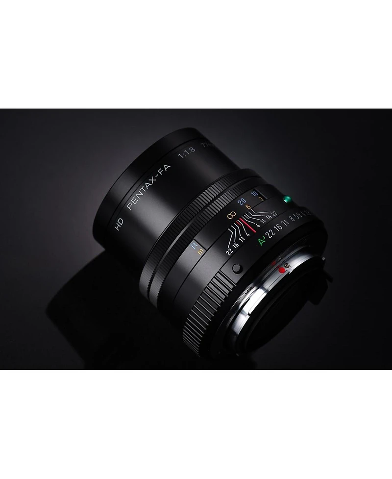 Pentax Pentax Hd 77mmF1.8 Limited Black Limited Medium telephoto Prime Lens, High-Performance Hd Coating, Round Diaphragm (27880)