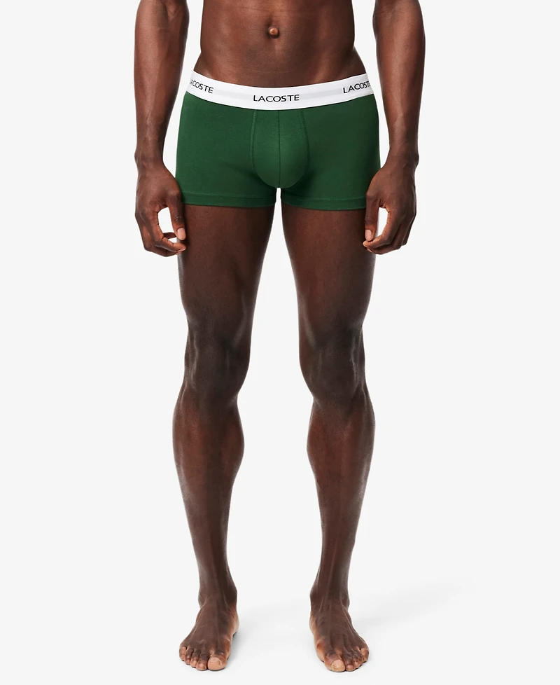 Lacoste Men's Stretch 3" 3-pack Trunks