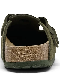 Birkenstock Women's Boston Suede Leather Casual Clogs from Finish Line