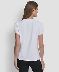 Dkny Women's Conversational Short Sleeve T-Shirt