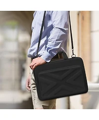 Mosiso Black Hard Shell Laptop Case - 15-15.6 Inch Computer Bag, Compatible with MacBook, Hp, Dell, Lenovo, Asus