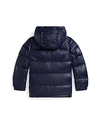 Polo Ralph Lauren Big Boys Glossed Hooded Down Jacket