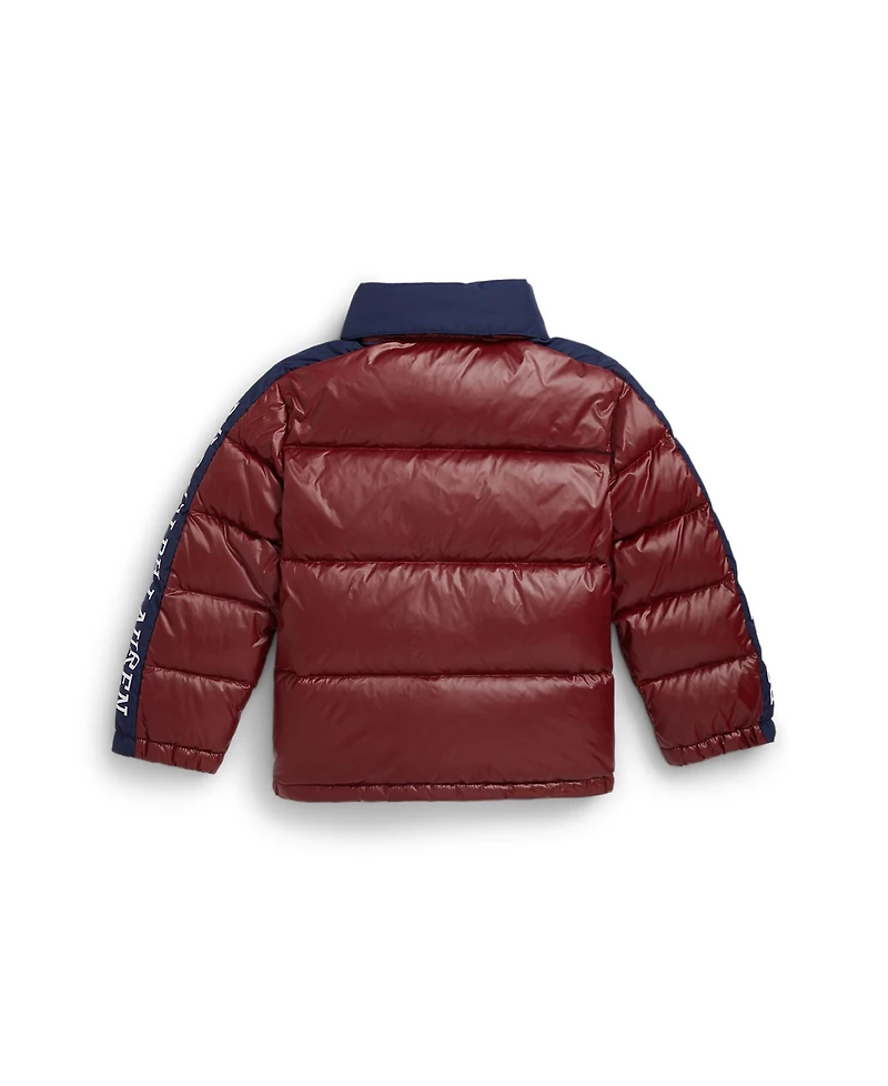 Polo Ralph Lauren Toddler and Little Boys Logo Down Hooded Jacket