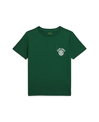 Polo Ralph Lauren Toddler and Little Boys Logo Cotton Jersey Pocket T-Shirt